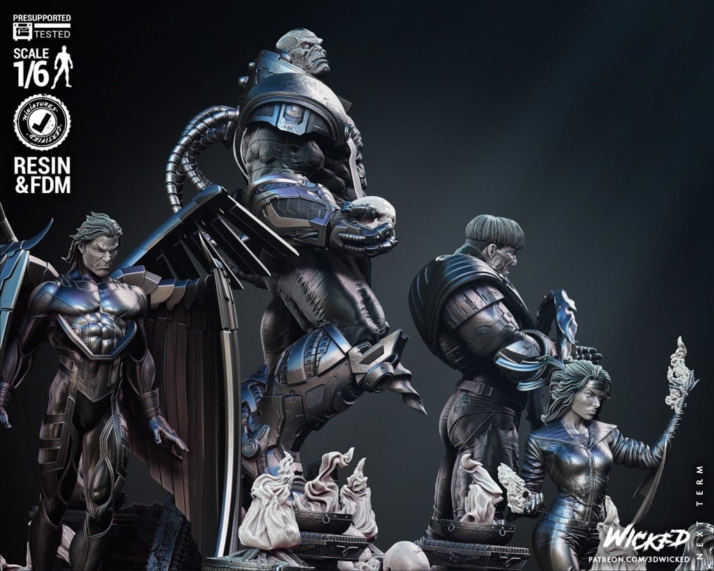 P站图纸印象馆 3DWicked 漫威 X战警的天敌 3DWicked 漫威 X战警的天敌