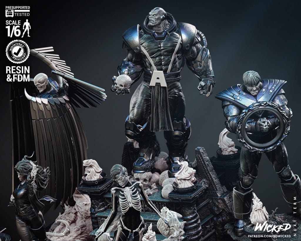 P站图纸印象馆 3DWicked 漫威 X战警的天敌 3DWicked 漫威 X战警的天敌