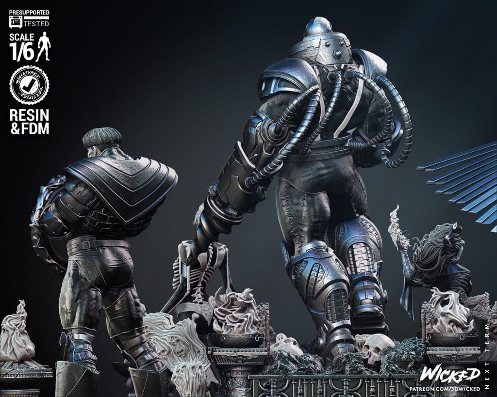 P站图纸印象馆 3DWicked 漫威 X战警的天敌 3DWicked 漫威 X战警的天敌