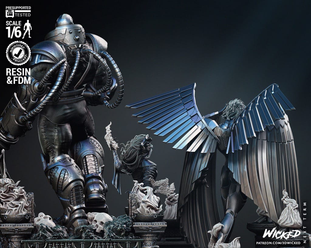 P站图纸印象馆 3DWicked 漫威 X战警的天敌 3DWicked 漫威 X战警的天敌