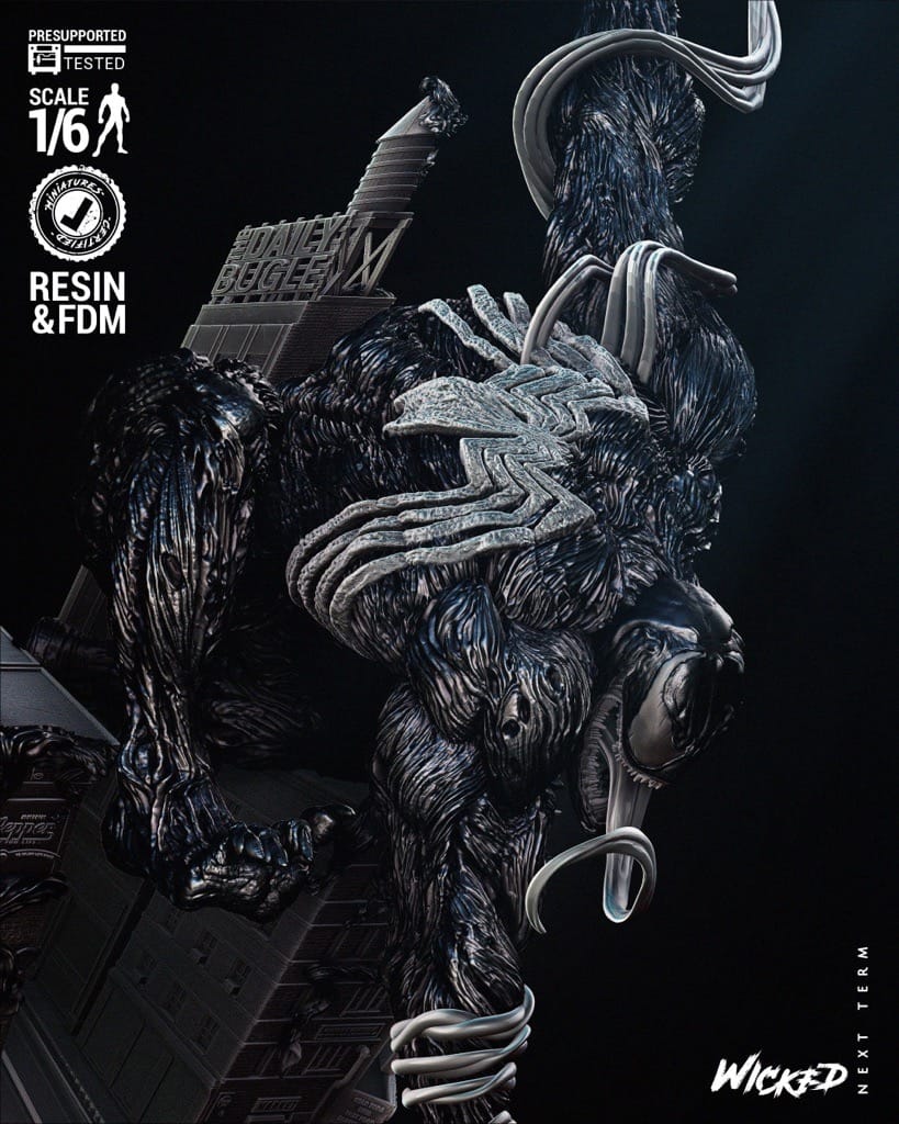 P站图纸印象馆 3DWicked 漫威 毒液 3DWicked 漫威 毒液