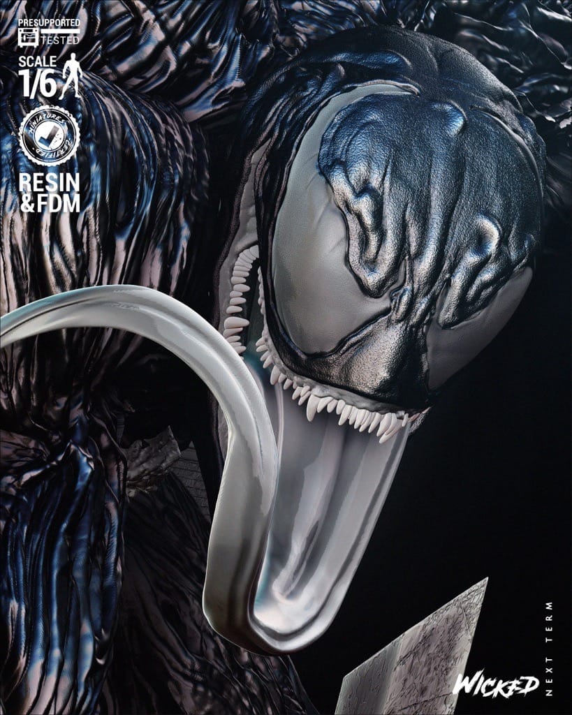 P站图纸印象馆 3DWicked 漫威 毒液 3DWicked 漫威 毒液