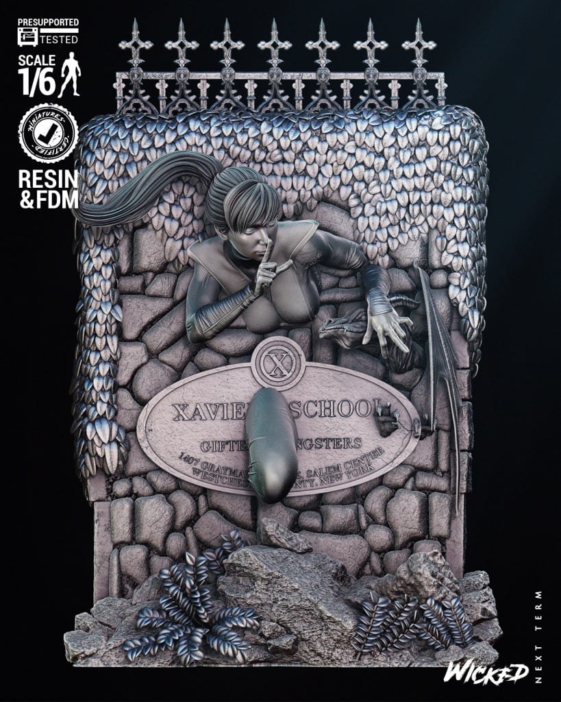 P站图纸印象馆 3DWicked 漫威 幻影猫 凯蒂·普莱德 3DWicked 漫威 幻影猫 凯蒂·普莱德