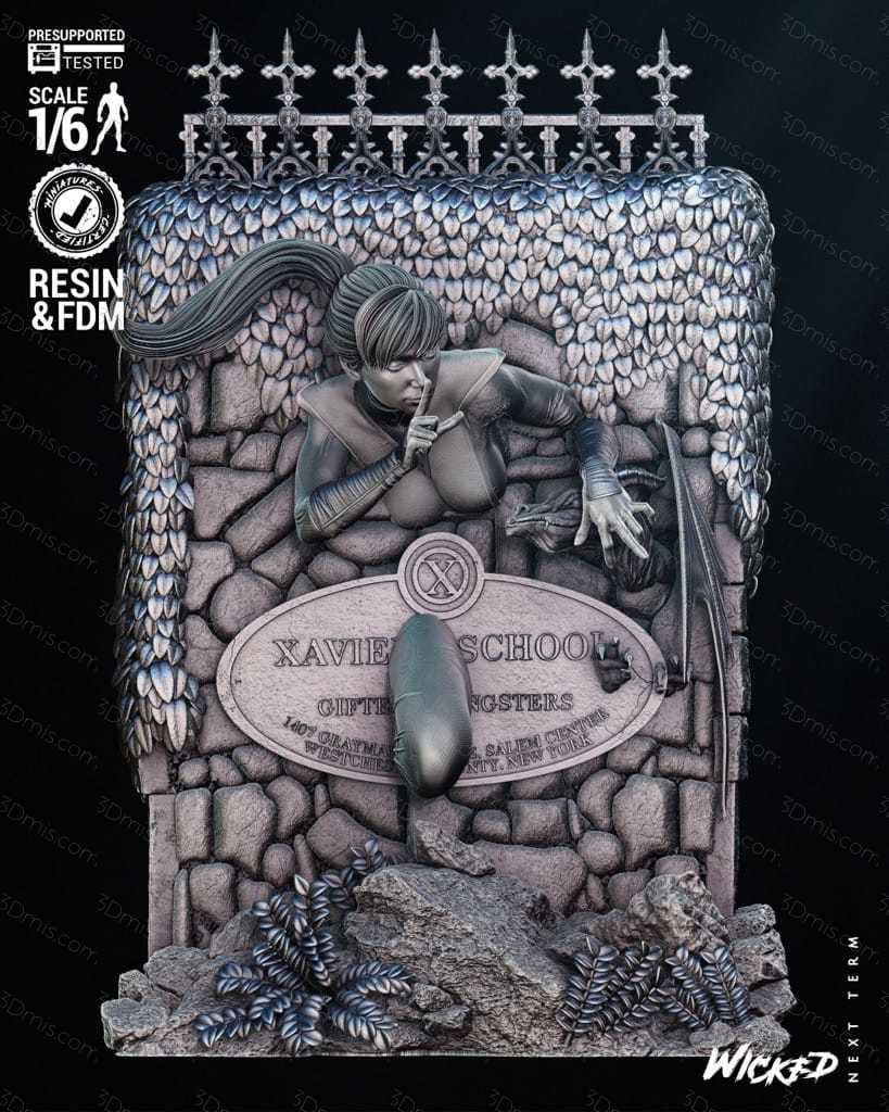 P站图纸印象馆 3DWicked 漫威 幻影猫 凯蒂·普莱德 3DWicked 漫威 幻影猫 凯蒂·普莱德