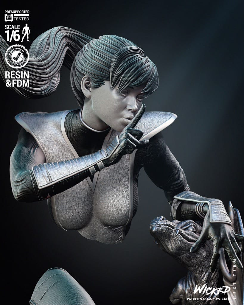 P站图纸印象馆 3DWicked 漫威 幻影猫 凯蒂·普莱德 3DWicked 漫威 幻影猫 凯蒂·普莱德