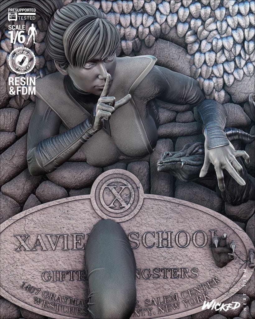 P站图纸印象馆 3DWicked 漫威 幻影猫 凯蒂·普莱德 3DWicked 漫威 幻影猫 凯蒂·普莱德