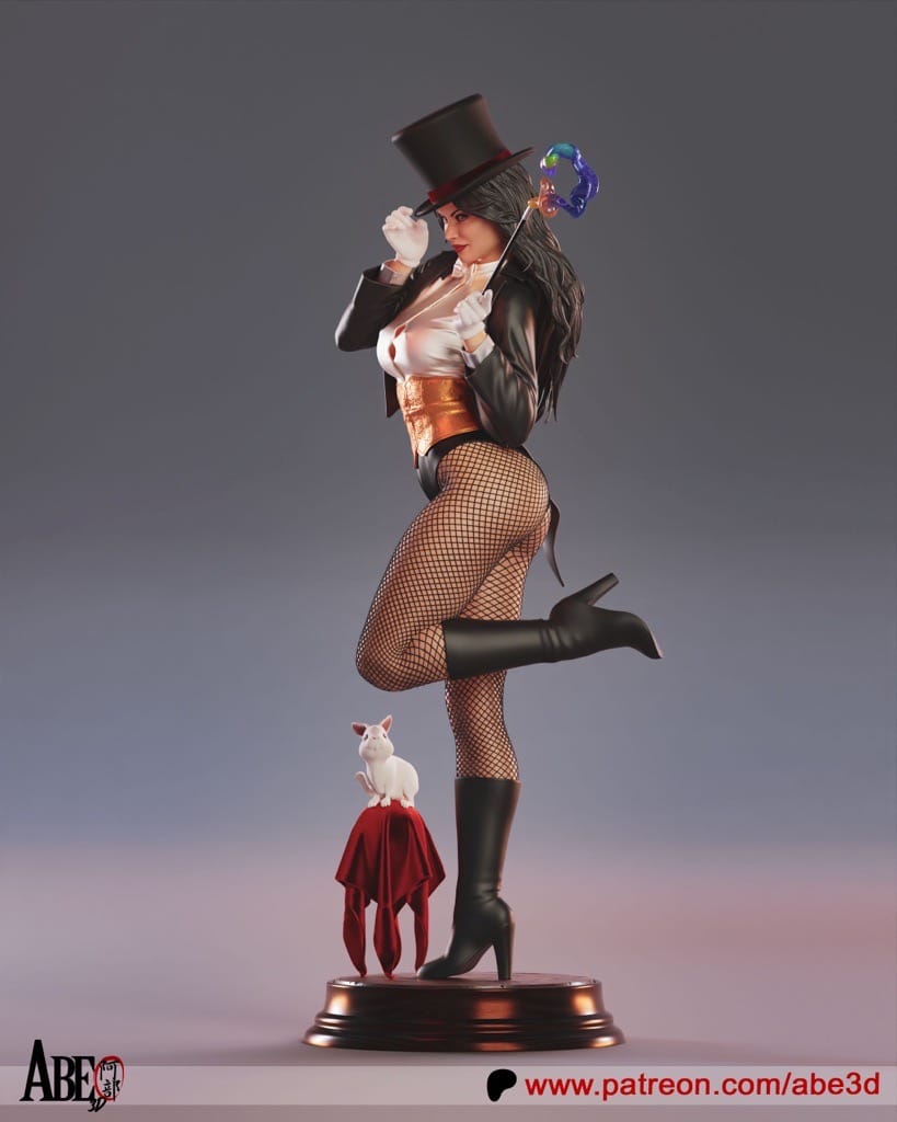 P站图纸印象馆 ABE3D DC漫画 扎坦娜·扎塔拉 ABE3D DC漫画 扎坦娜·扎塔拉