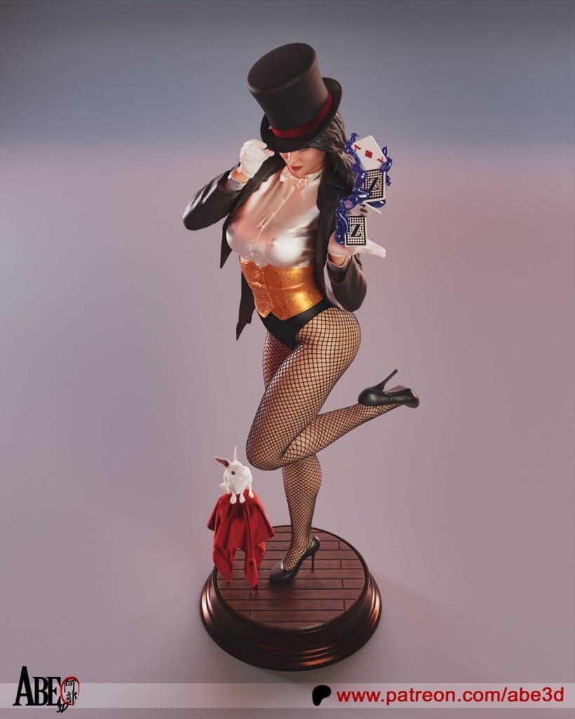 P站图纸印象馆 ABE3D DC漫画 扎坦娜·扎塔拉 ABE3D DC漫画 扎坦娜·扎塔拉