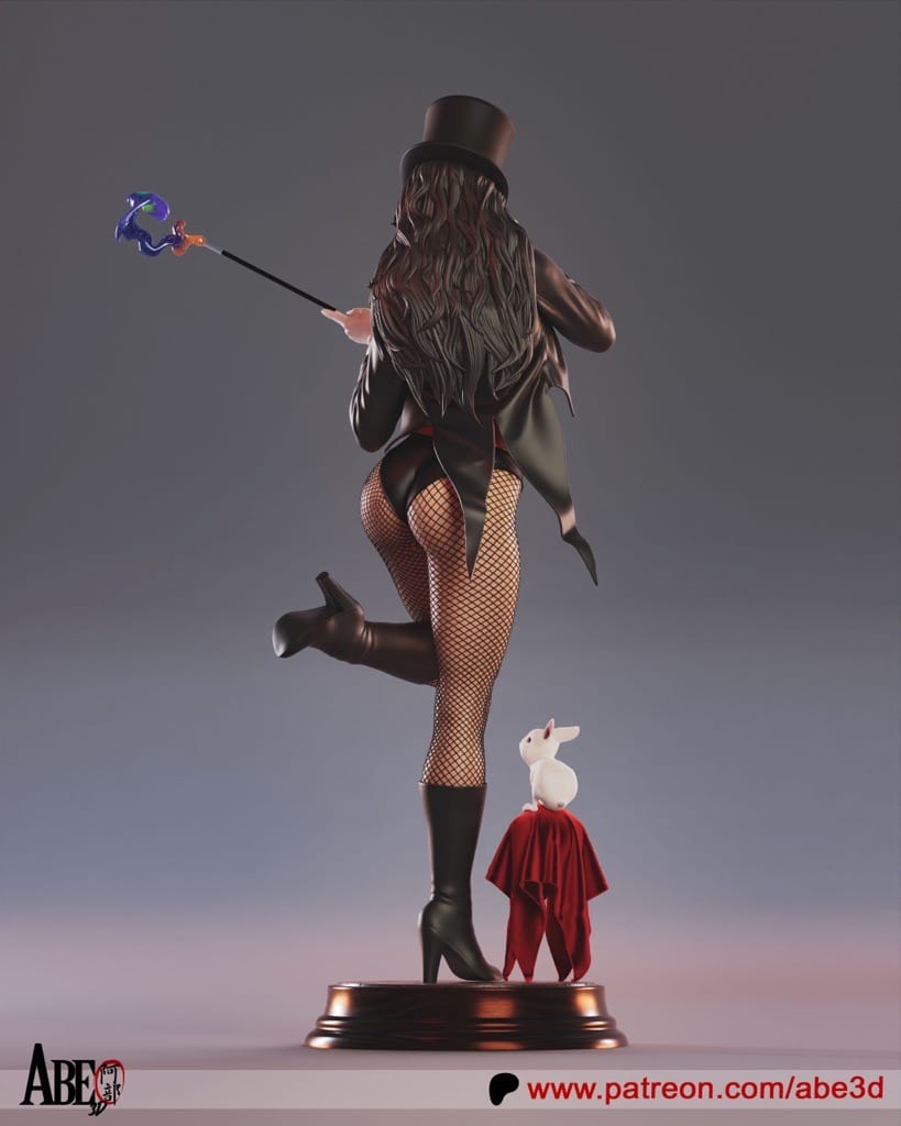 P站图纸印象馆 ABE3D DC漫画 扎坦娜·扎塔拉 ABE3D DC漫画 扎坦娜·扎塔拉