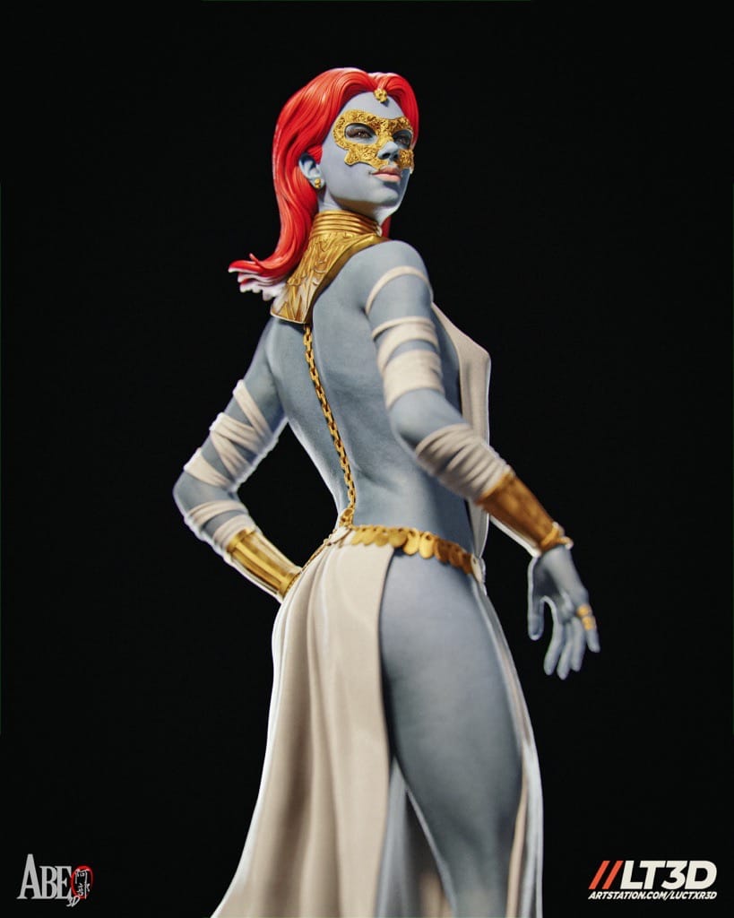 P站图纸印象馆 ABE3D 漫威 魔形女 ABE3D 漫威 魔形女