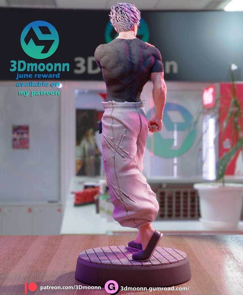 P站图纸印象馆 3Dmoonn 咒术回战 五条悟 3Dmoonn 咒术回战 五条悟