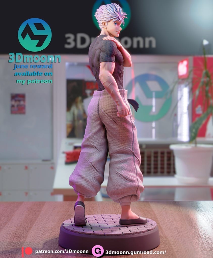 P站图纸印象馆 3Dmoonn 咒术回战 五条悟 3Dmoonn 咒术回战 五条悟