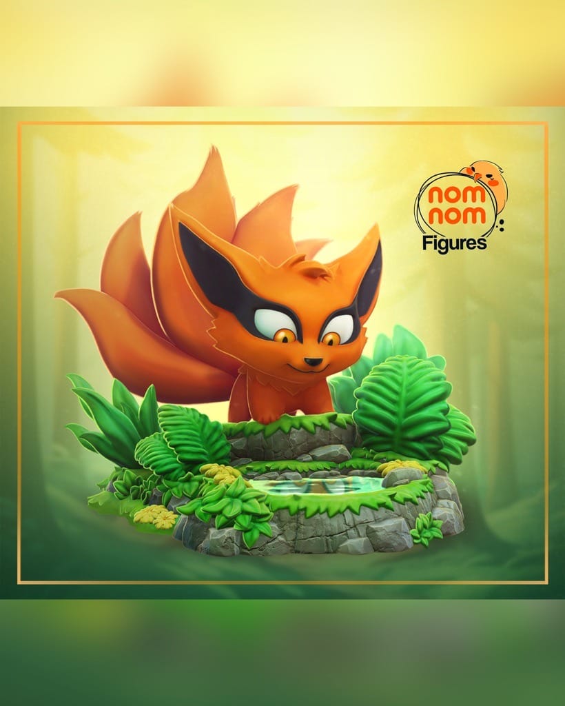 P站图纸印象馆 NomNom 火影忍者 九尾九喇嘛 NomNom 火影忍者 九尾九喇嘛