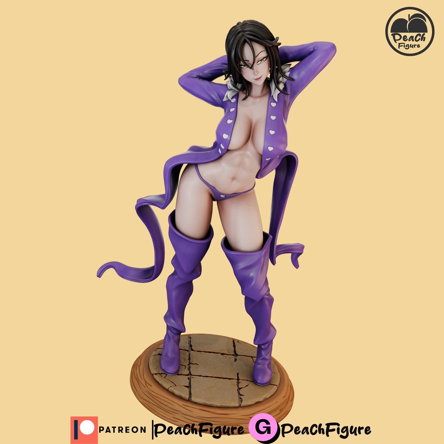 P站图纸印象馆 Peach Figure 七大罪 玛琳 Peach Figure 七大罪 玛琳
