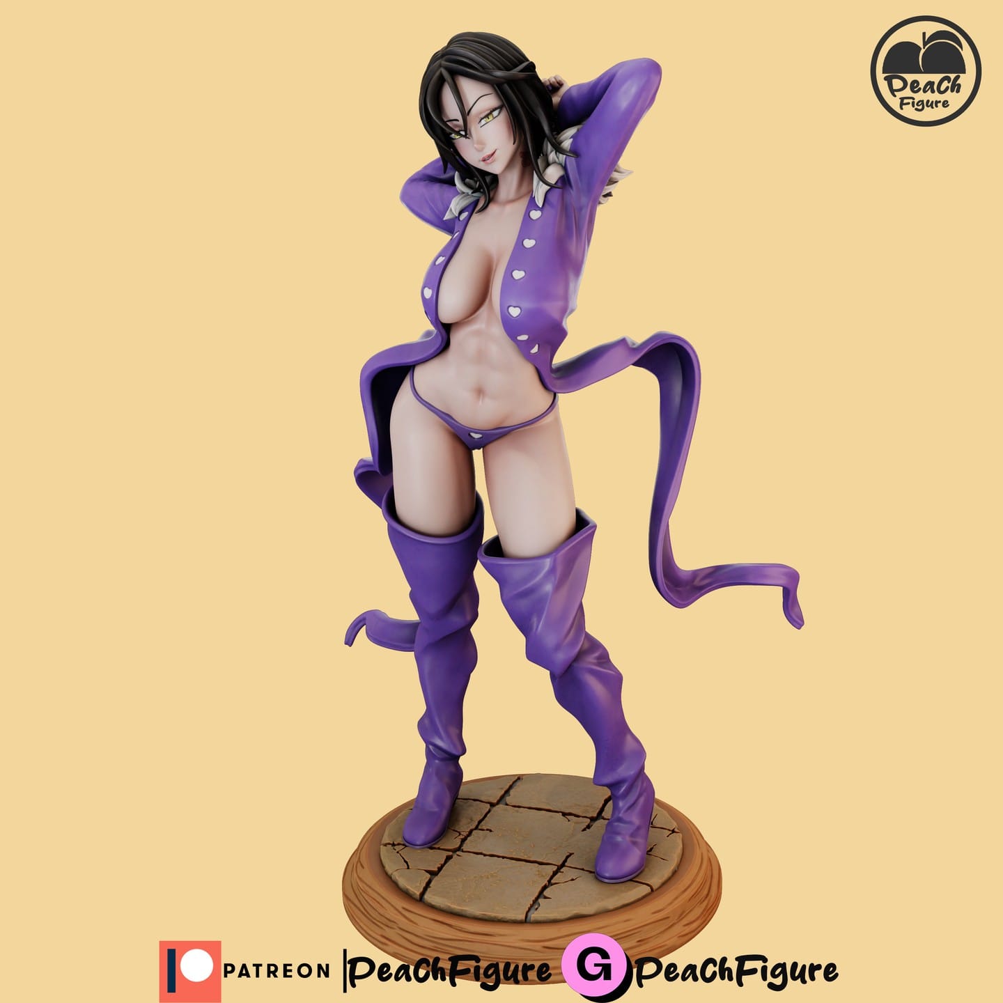 P站图纸印象馆 Peach Figure 七大罪 玛琳 Peach Figure 七大罪 玛琳