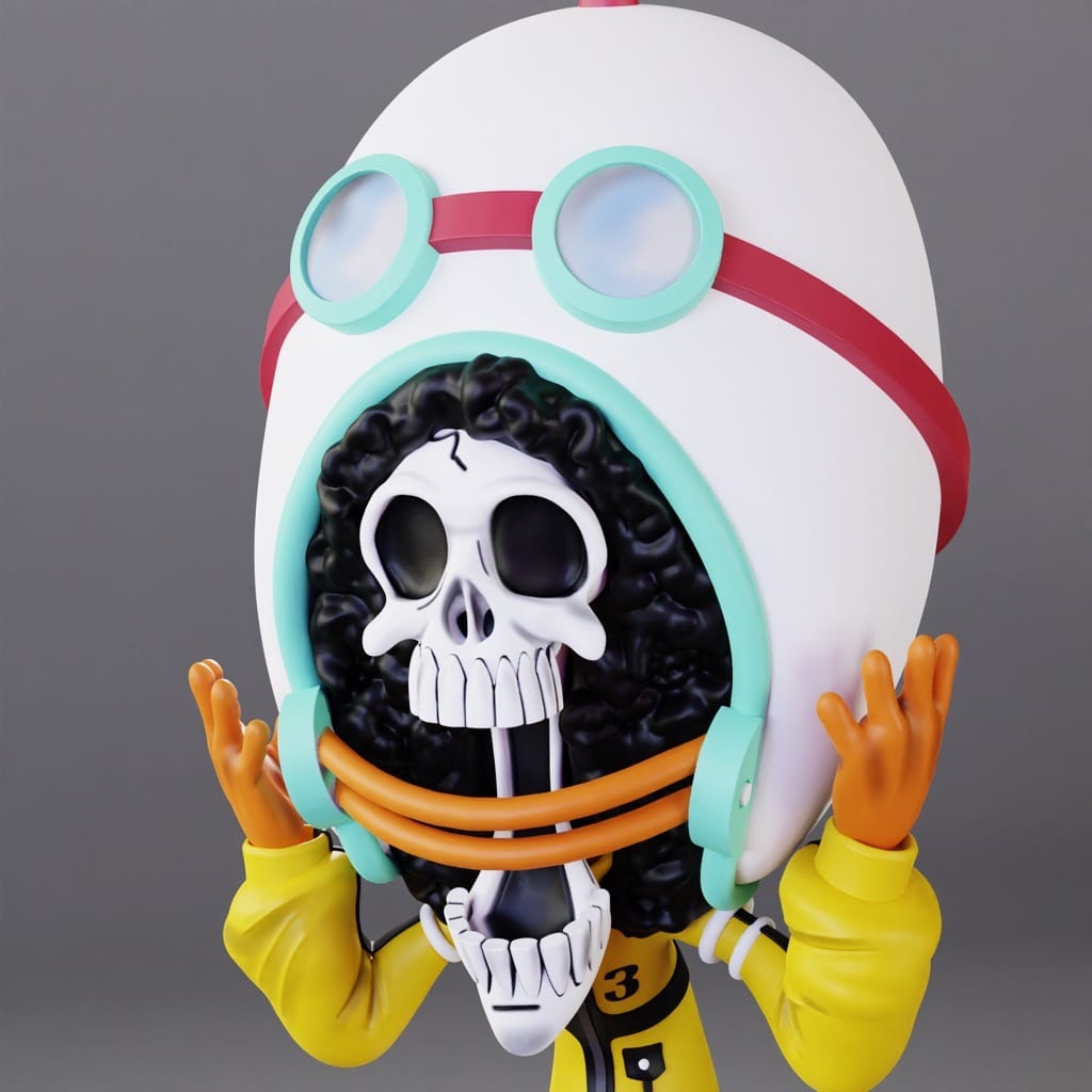 P站图纸印象馆 海贼王 布鲁克 海贼王 布鲁克