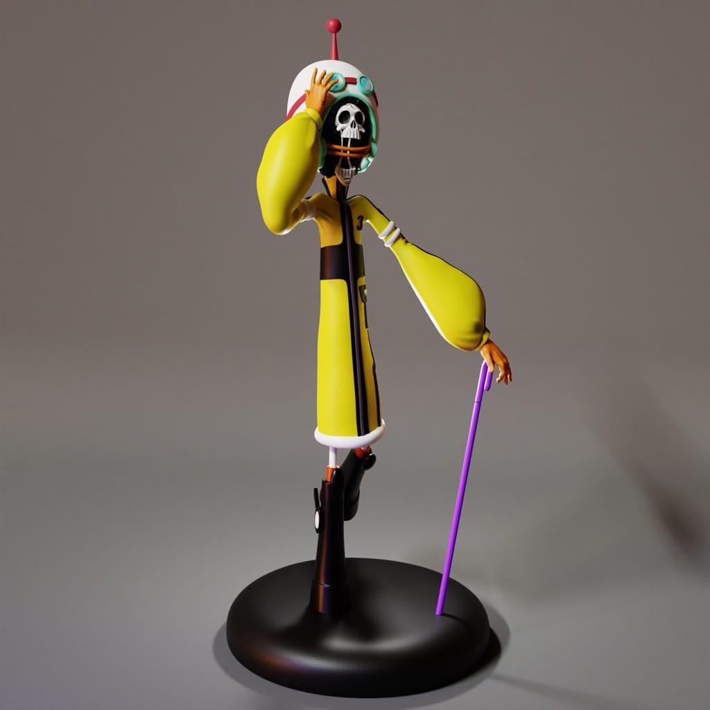 P站图纸印象馆 海贼王 布鲁克 海贼王 布鲁克