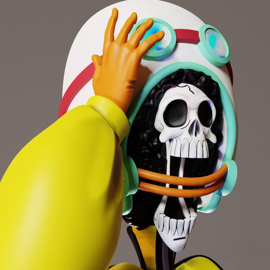 P站图纸印象馆 海贼王 布鲁克 海贼王 布鲁克