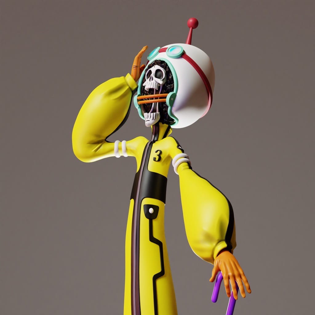 P站图纸印象馆 海贼王 布鲁克 海贼王 布鲁克