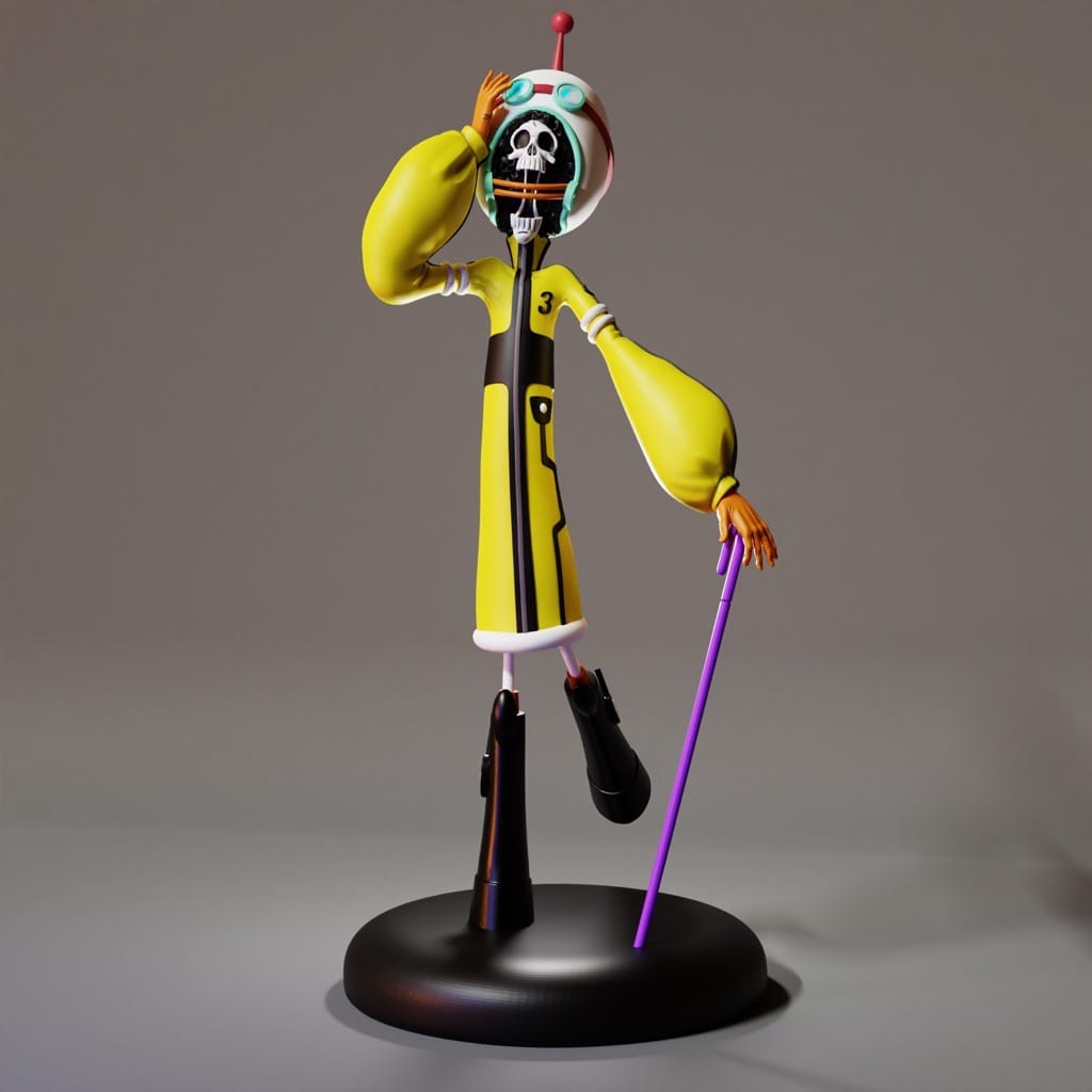 P站图纸印象馆 海贼王 布鲁克 海贼王 布鲁克