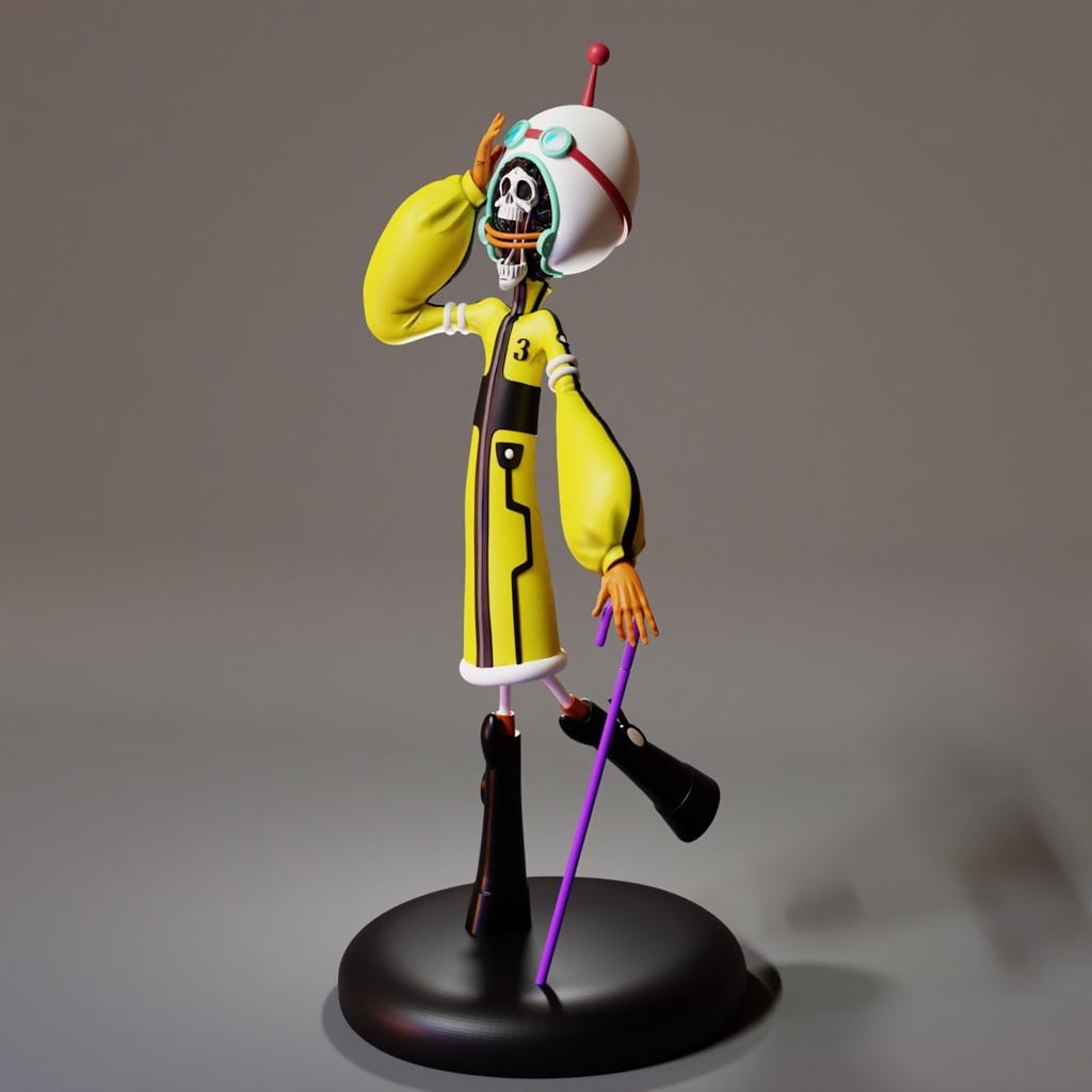 P站图纸印象馆 海贼王 布鲁克 海贼王 布鲁克