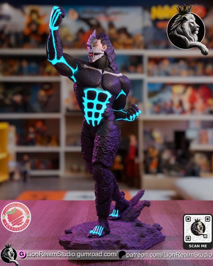 P站图纸印象馆 LionRealm 怪兽8号 日比野卡夫卡 LionRealm 怪兽8号 日比野卡夫卡