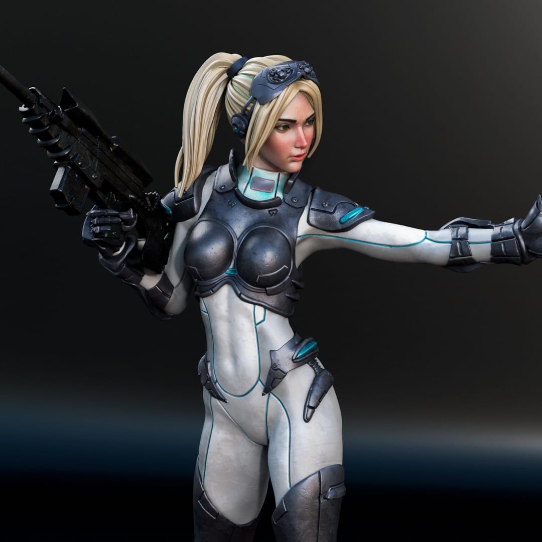 P站图纸印象馆 CA3D 星际争霸 诺娃 CA3D 星际争霸 诺娃