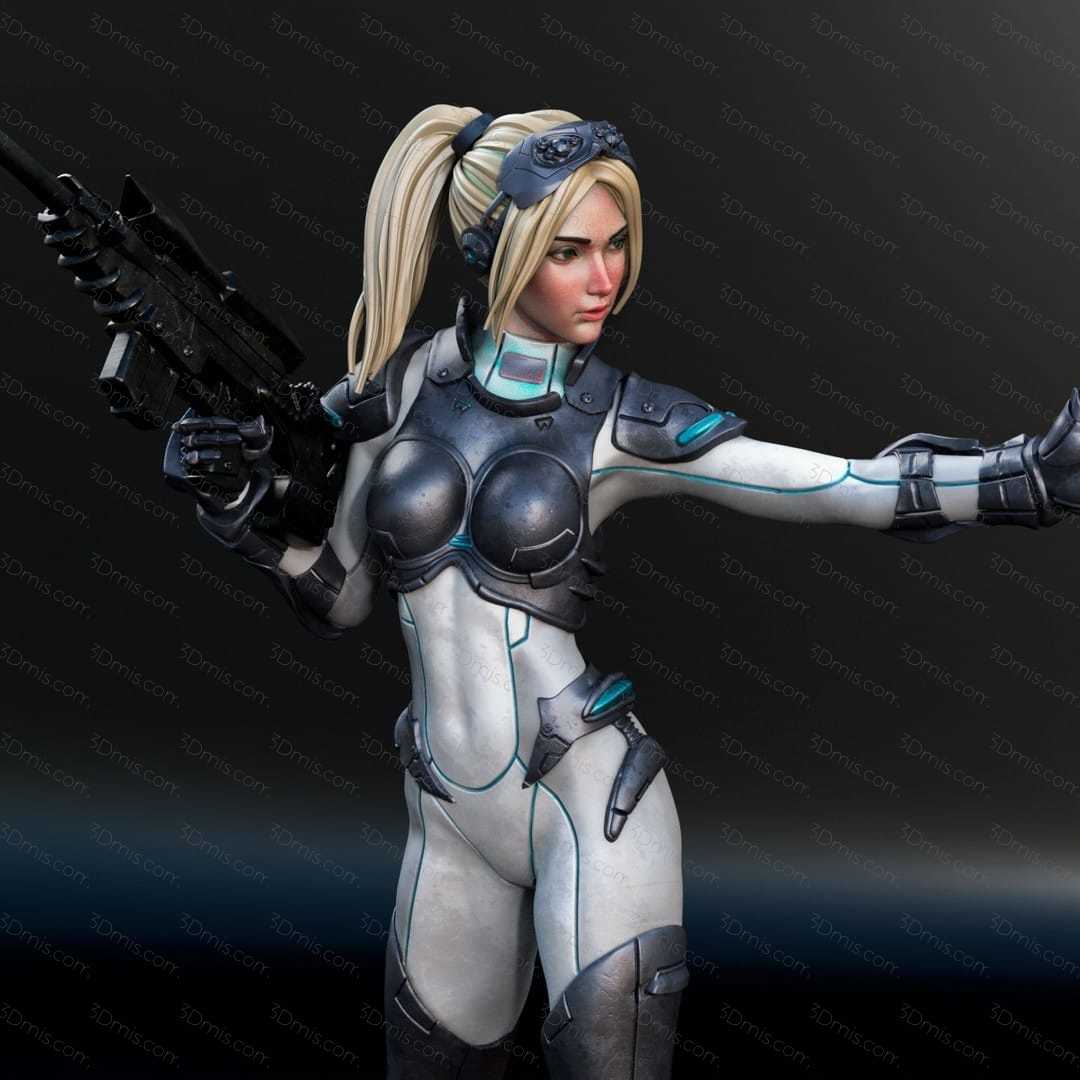 P站图纸印象馆 CA3D 星际争霸 诺娃 CA3D 星际争霸 诺娃