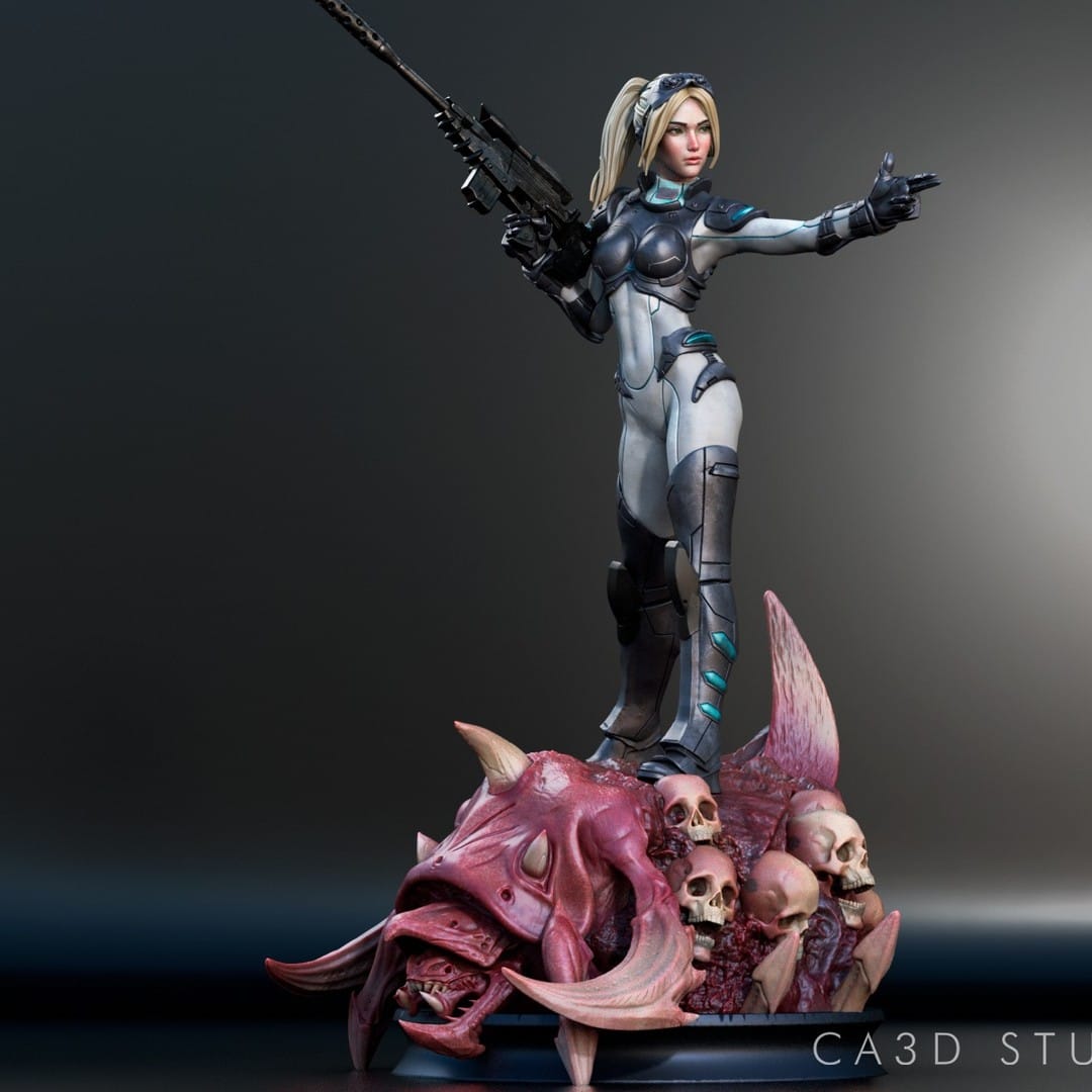 P站图纸印象馆 CA3D 星际争霸 诺娃 CA3D 星际争霸 诺娃