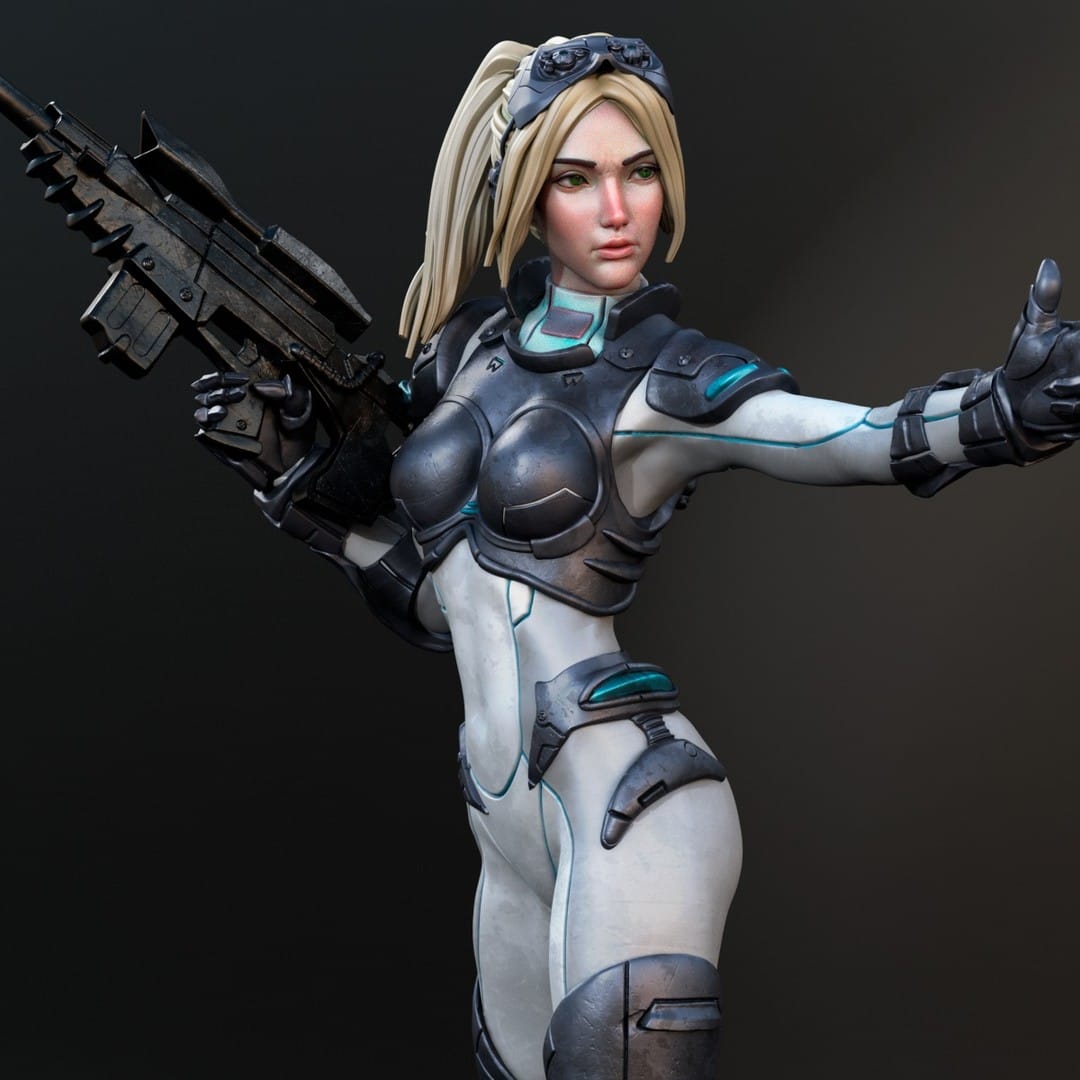 P站图纸印象馆 CA3D 星际争霸 诺娃 CA3D 星际争霸 诺娃