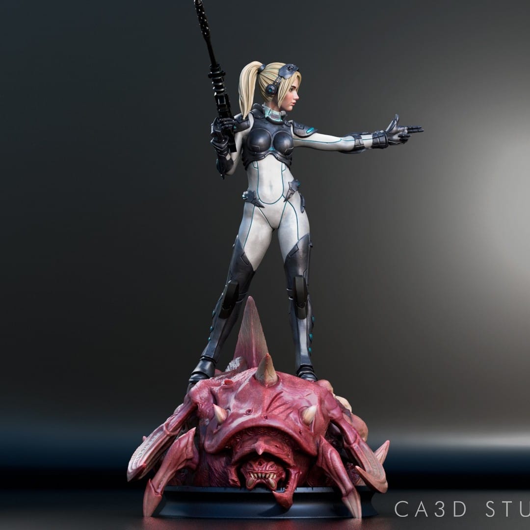 P站图纸印象馆 CA3D 星际争霸 诺娃 CA3D 星际争霸 诺娃