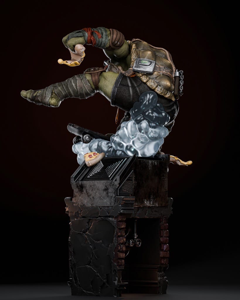 P站图纸印象馆 ZEZ STUDIOS 忍者神龟 米开朗基罗 ZEZ STUDIOS 忍者神龟 米开朗基罗