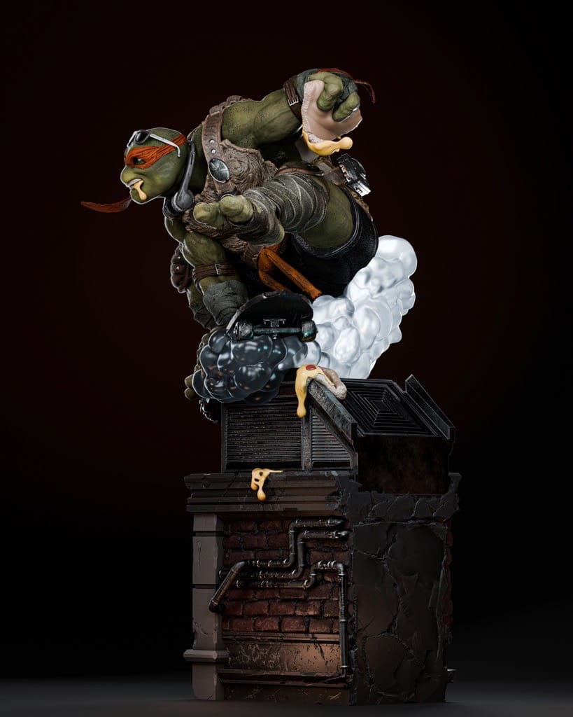 P站图纸印象馆 ZEZ STUDIOS 忍者神龟 米开朗基罗 ZEZ STUDIOS 忍者神龟 米开朗基罗