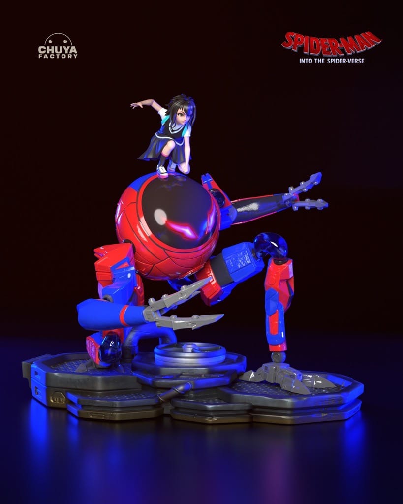 P站图纸印象馆 Chuya Factory 漫威 佩妮·帕克和蜘蛛机器人 Chuya Factory 漫威 佩妮·帕克和蜘蛛机器人