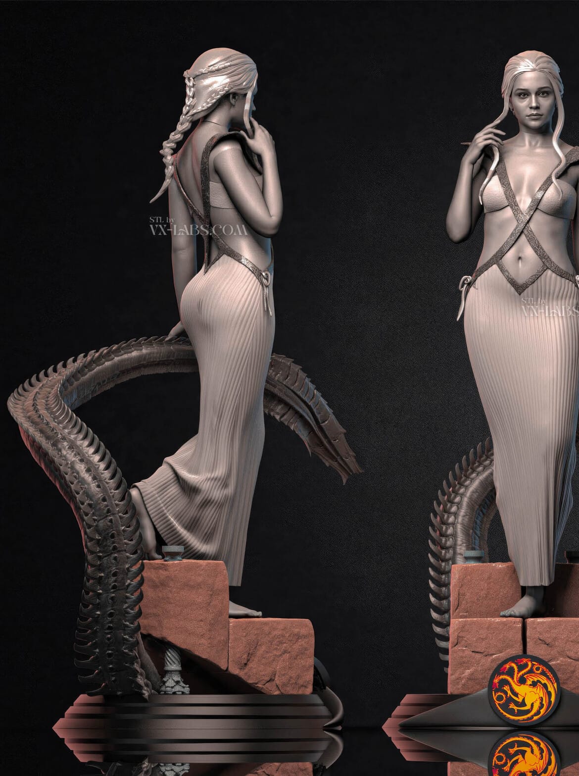 P站图纸印象馆 Vx-Labs 冰与火 龙母 Vx-Labs 冰与火 龙母