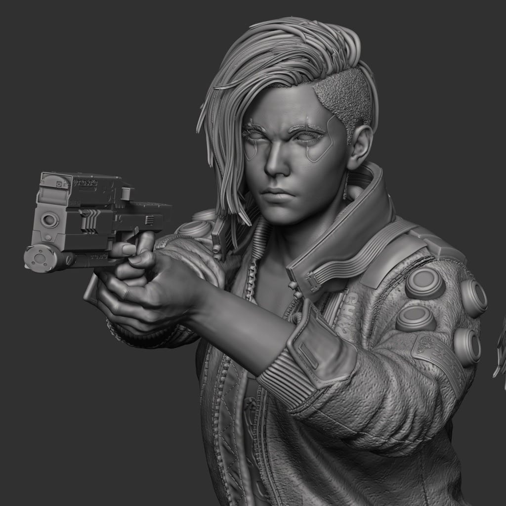 P站图纸印象馆 赛博朋克2077 朱迪·阿尔瓦雷兹 赛博朋克2077 朱迪·阿尔瓦雷兹