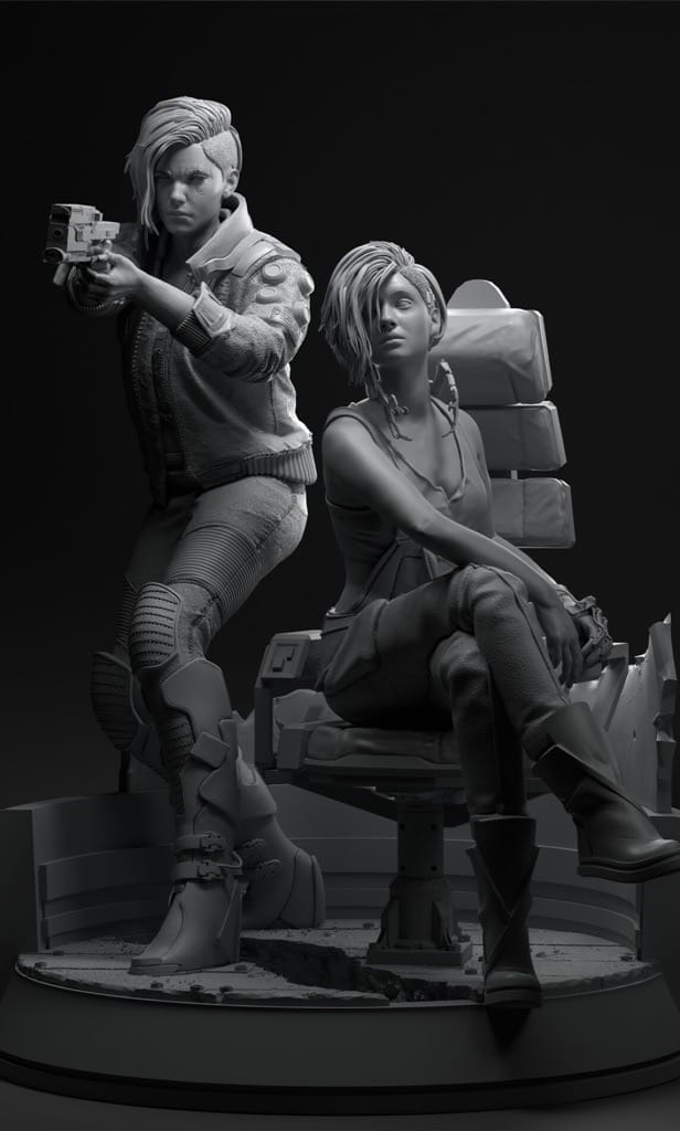 P站图纸印象馆 赛博朋克2077 朱迪·阿尔瓦雷兹 赛博朋克2077 朱迪·阿尔瓦雷兹