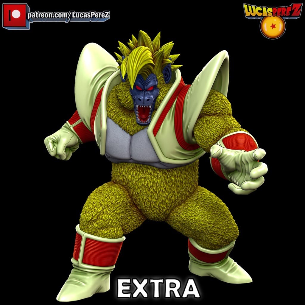 P站图纸印象馆 Lucas Perez 龙珠 贝比黄金大猿 Lucas Perez 龙珠 贝比黄金大猿