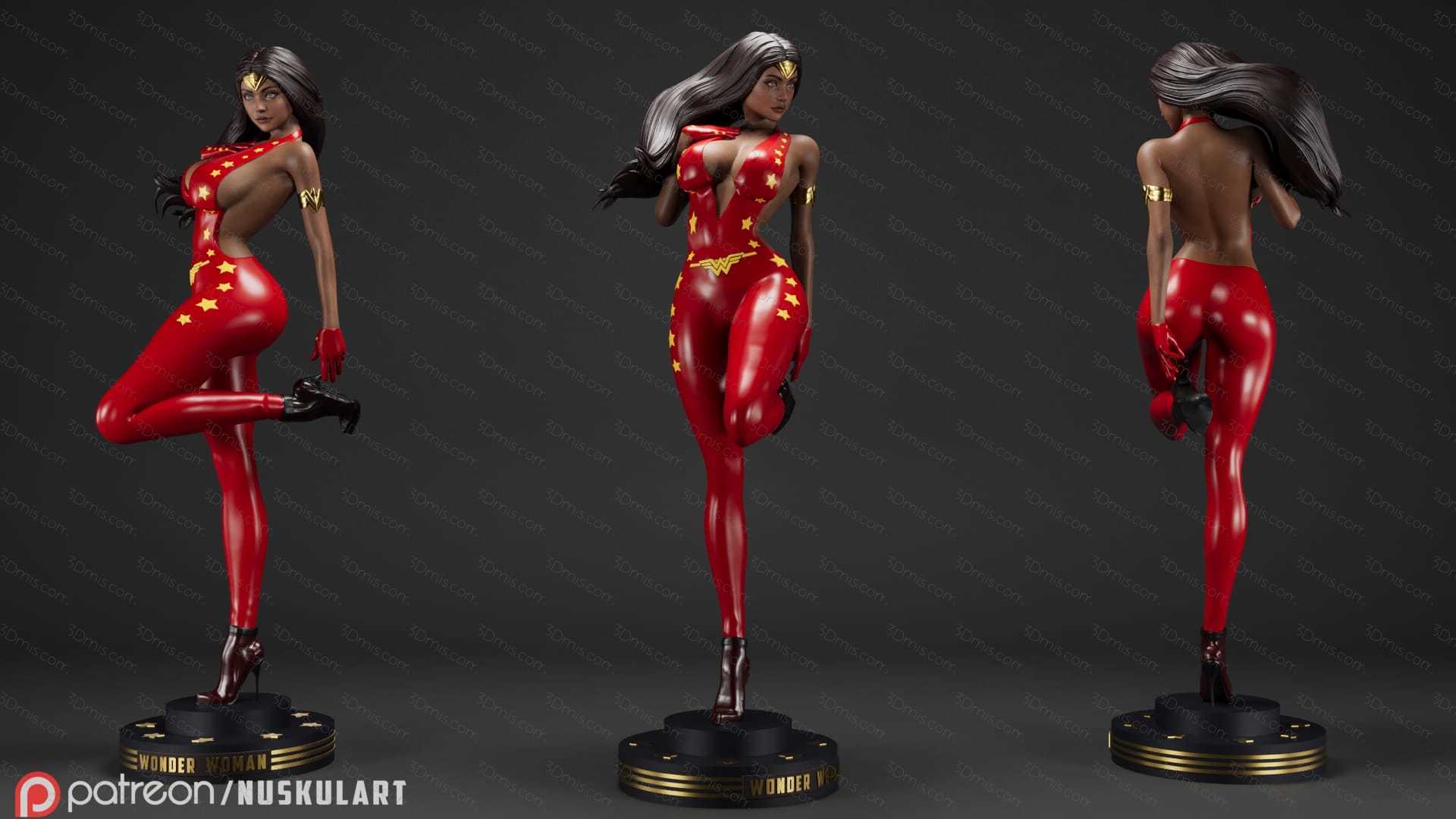 P站图纸印象馆 Nuskul Art DC漫画 神奇女侠 Nuskul Art DC漫画 神奇女侠