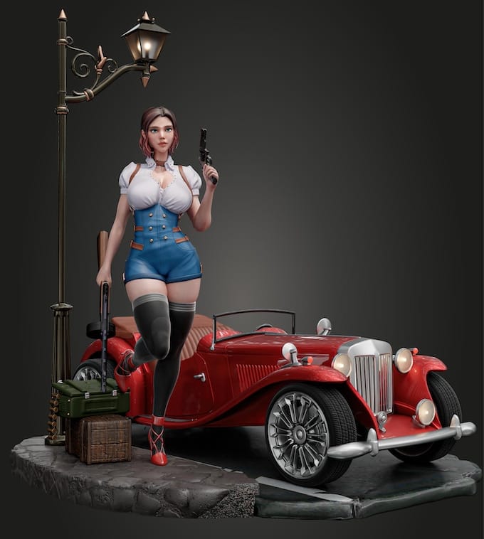 P站图纸印象馆 黑帮王族 伊莎贝拉·莫雷蒂 黑帮王族 伊莎贝拉·莫雷蒂