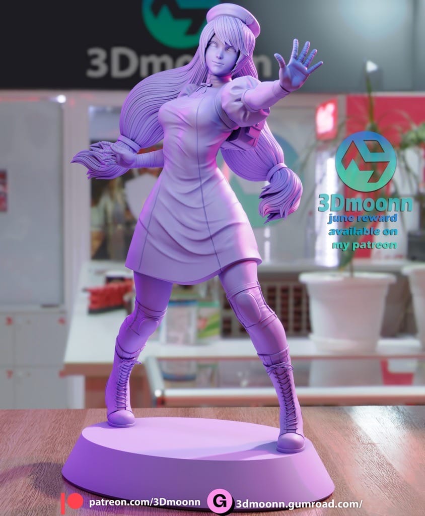 P站图纸印象馆 3Dmoonn 拳皇 四条雏子 3Dmoonn 拳皇 四条雏子