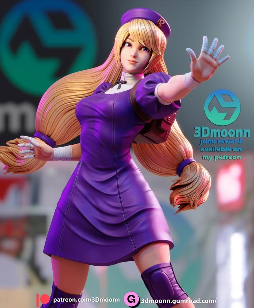 P站图纸印象馆 3Dmoonn 拳皇 四条雏子 3Dmoonn 拳皇 四条雏子