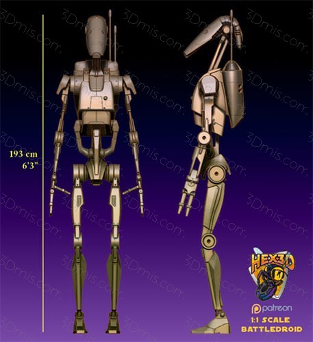 P站图纸印象馆 星球大战 战斗机器人 星球大战 战斗机器人