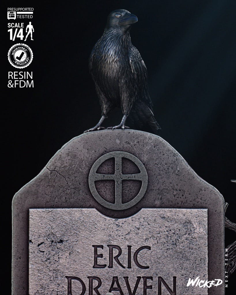 P站图纸印象馆 3DWicked 乌鸦 纪念墓碑 3DWicked 乌鸦 纪念墓碑