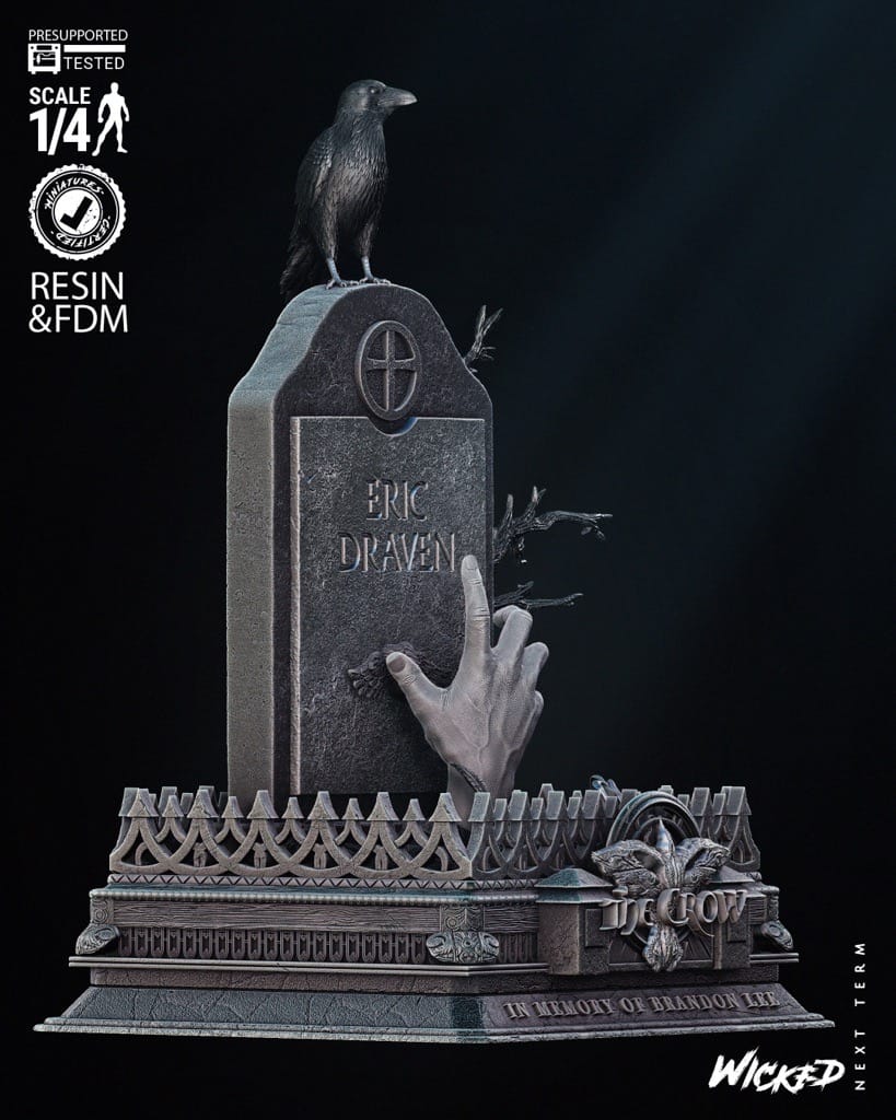 P站图纸印象馆 3DWicked 乌鸦 纪念墓碑 3DWicked 乌鸦 纪念墓碑