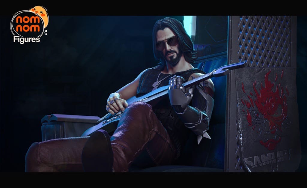 P站图纸印象馆 NomNom 赛博朋克 强尼·银手 NomNom 赛博朋克 强尼·银手