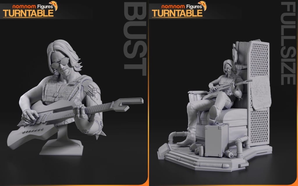 P站图纸印象馆 NomNom 赛博朋克 强尼·银手 NomNom 赛博朋克 强尼·银手