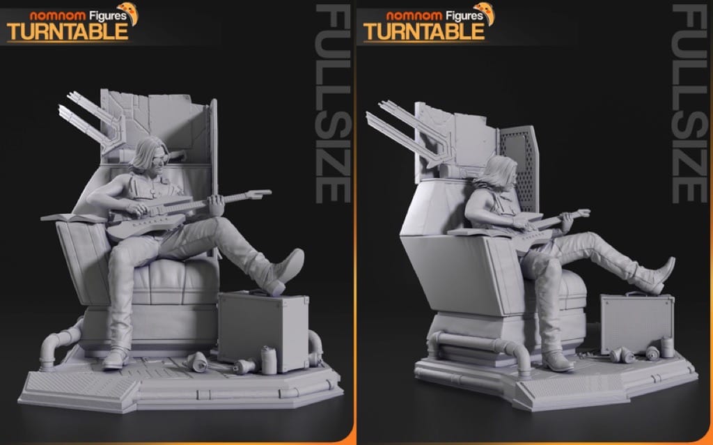 P站图纸印象馆 NomNom 赛博朋克 强尼·银手 NomNom 赛博朋克 强尼·银手