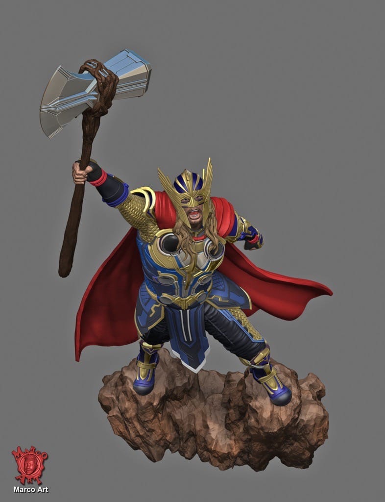 P站图纸印象馆 Marco Art 漫威 雷神托尔和简·福斯特 Marco Art 漫威 雷神托尔和简·福斯特