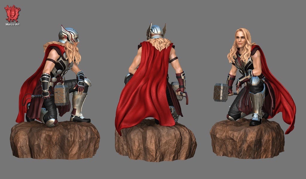 P站图纸印象馆 Marco Art 漫威 雷神托尔和简·福斯特 Marco Art 漫威 雷神托尔和简·福斯特